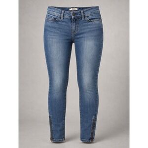 Tommy Hilfiger Womens Jeans Size 4 Legging Skinny Stretch Blue Denim Ankle Zip